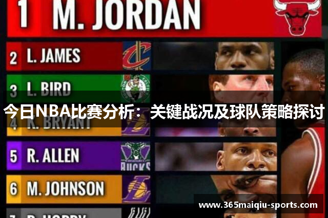 今日NBA比赛分析：关键战况及球队策略探讨